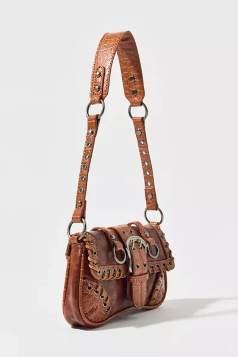 Silence + Noise Jade Laced Shoulder Bag