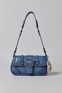 Silence + Noise Jade Laced Rivet Bag