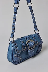 Silence + Noise Jade Laced Rivet Bag