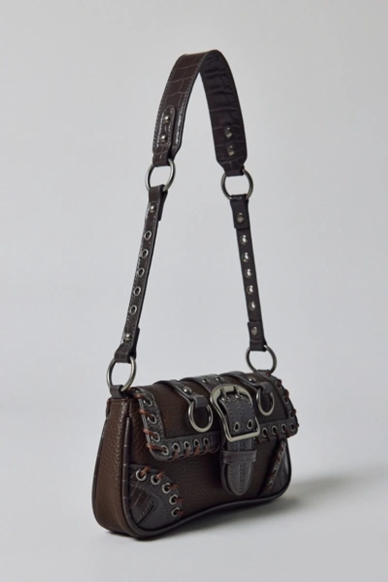 Silence + Noise Jade Laced Rivet Bag
