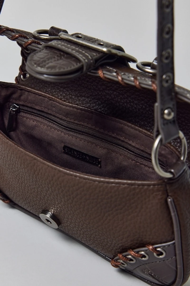 Silence + Noise Jade Laced Rivet Bag