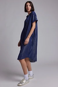 WILDFANG Empower Pinstripe Shirt Dress