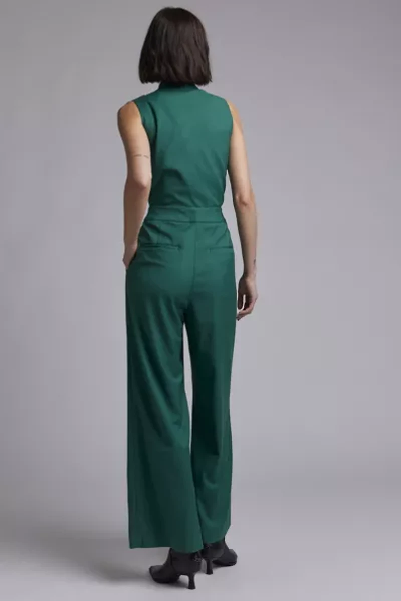 WILDFANG Empower High Waisted V-Neck Jumpsuit