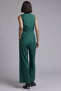 WILDFANG Empower High Waisted V-Neck Jumpsuit