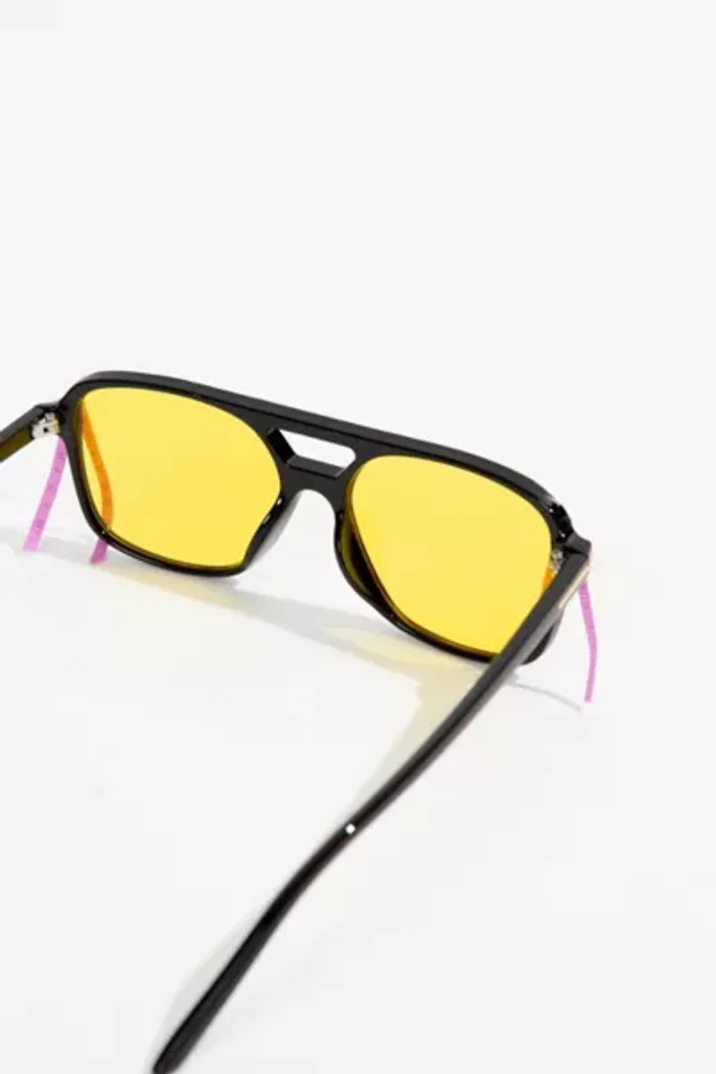 Zig Zag Peachy Sweet Aviator Sunglasses