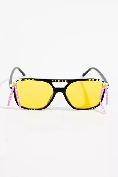 Zig Zag Peachy Sweet Aviator Sunglasses