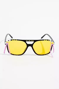 Zig Zag Peachy Sweet Aviator Sunglasses