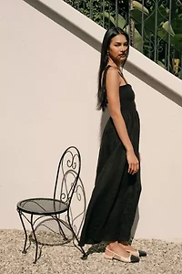 Whimsy + Row Sophie Smocked Maxi Dress