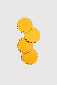 ATELIER SAUCIER Sunburst Felt Coaster Set