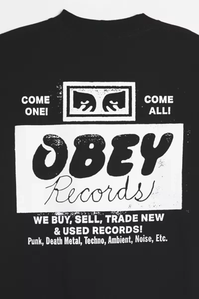 OBEY Records Graphic Tee
