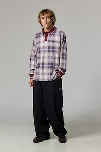 iets frans... Burgundy Check Polo Shirt