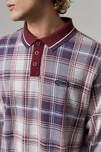 iets frans... Burgundy Check Polo Shirt