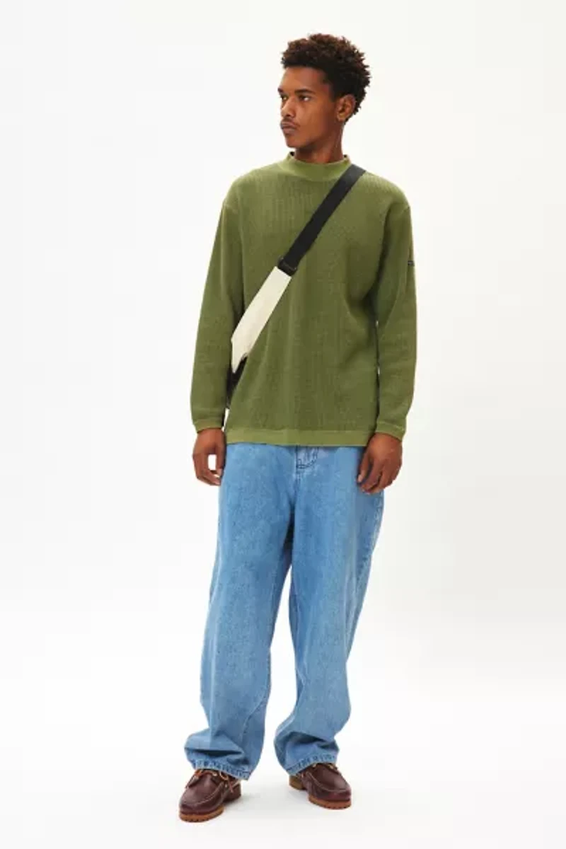 Manastash Heavy Snug Thermal Long Sleeve Mock Neck Tee
