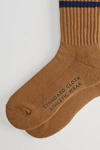 Standard Cloth Athletic Stripe Crew Sock