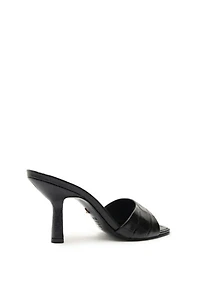 Schutz Posseni Leather Heeled Mule