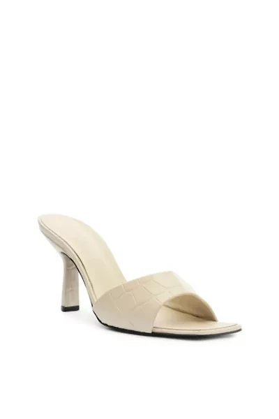 Schutz Posseni Leather Heeled Mule