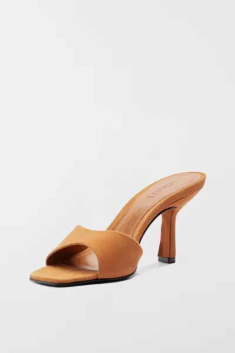 Schutz Posseni Leather Heeled Mule