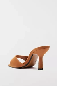 Schutz Posseni Leather Heeled Mule