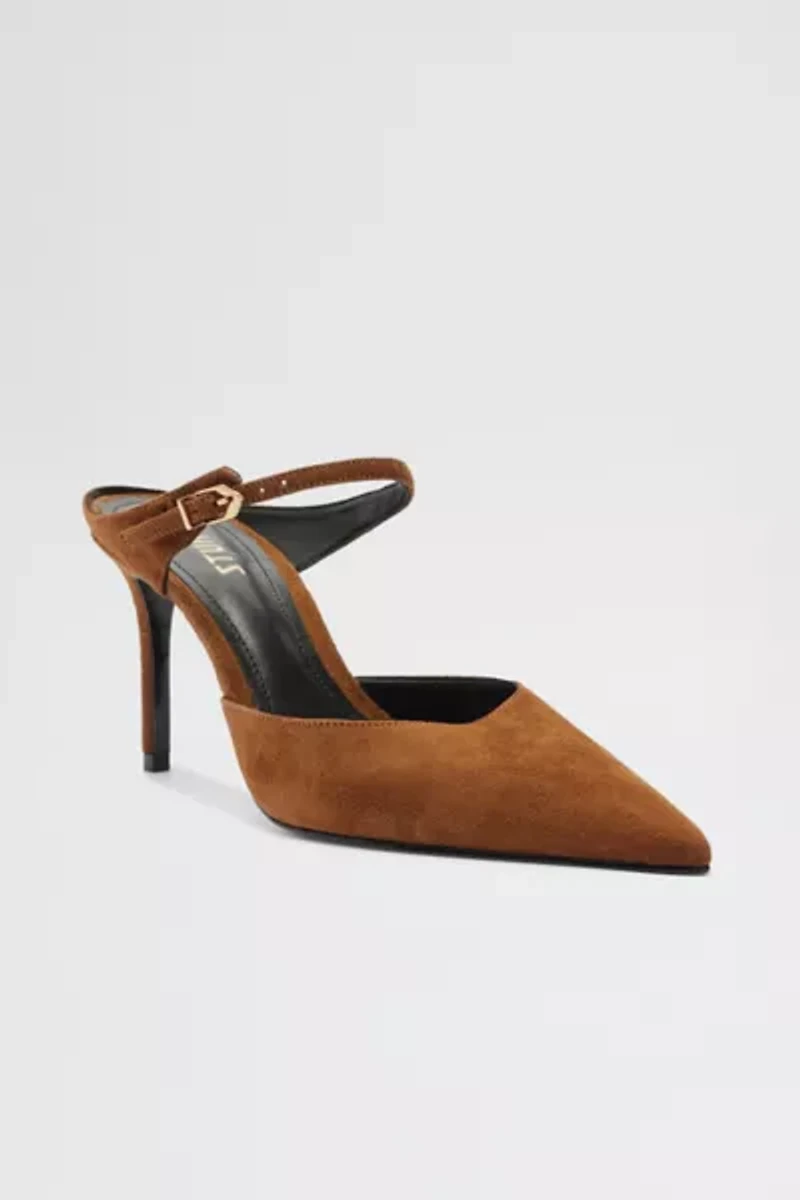 Schutz Leather Laura Mule Heel