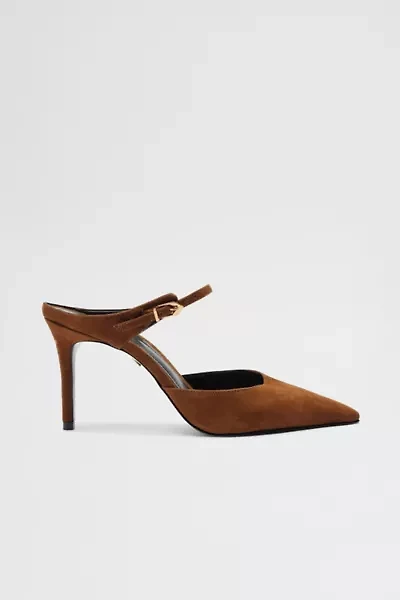 Schutz Leather Laura Mule Heel