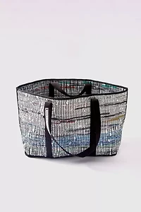 ANYBAG Recycled Weekender Woven Tote Bag
