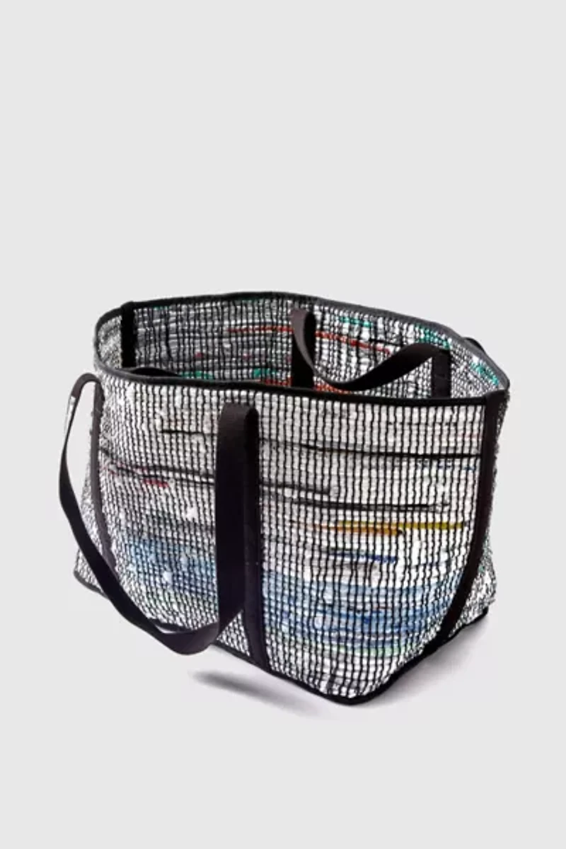 ANYBAG Recycled Weekender Woven Tote Bag