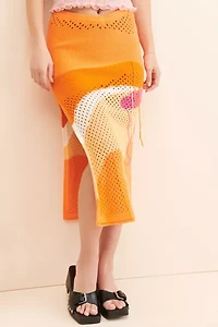 House of Sunny Pompelmo Sunset Knit Skirt
