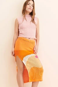 House of Sunny Pompelmo Sunset Knit Skirt