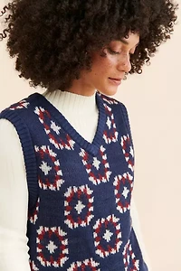 BDG Granny Square Vest