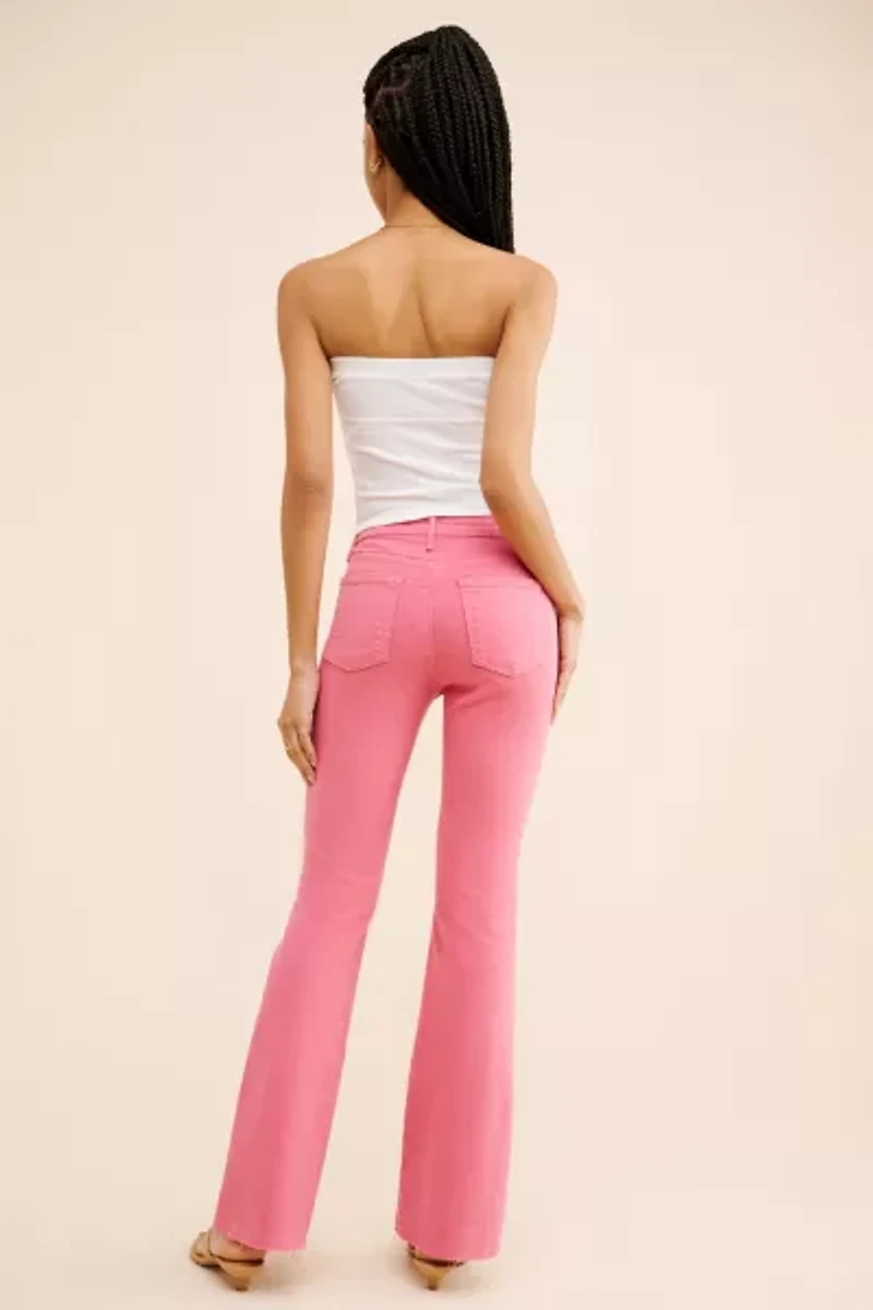 JUST BLACK DENIM High Rise Scissor Cut Flare Jeans