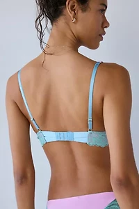 Dora Larsen Summer Scoop Neck Microfiber Underwire Bra