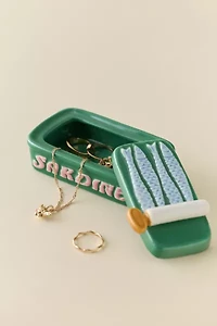 Sardine Ceramic Trinket Box