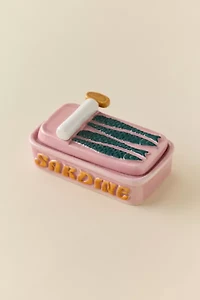 Sardine Ceramic Trinket Box