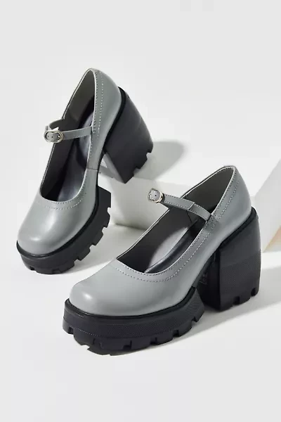 Charles & Keith Buckled Platform Mary Jane Heel