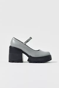 Charles & Keith Buckled Platform Mary Jane Heel