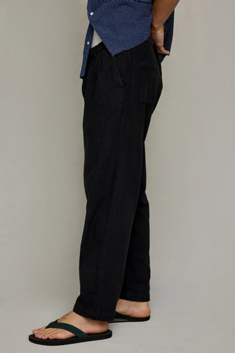 The Critical Slide Society Harrow Linen Pleated Trouser Pants
