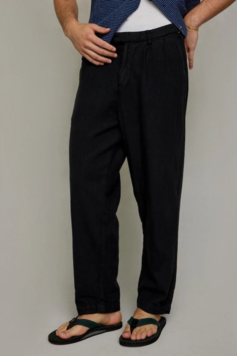 The Critical Slide Society Harrow Linen Pleated Trouser Pants