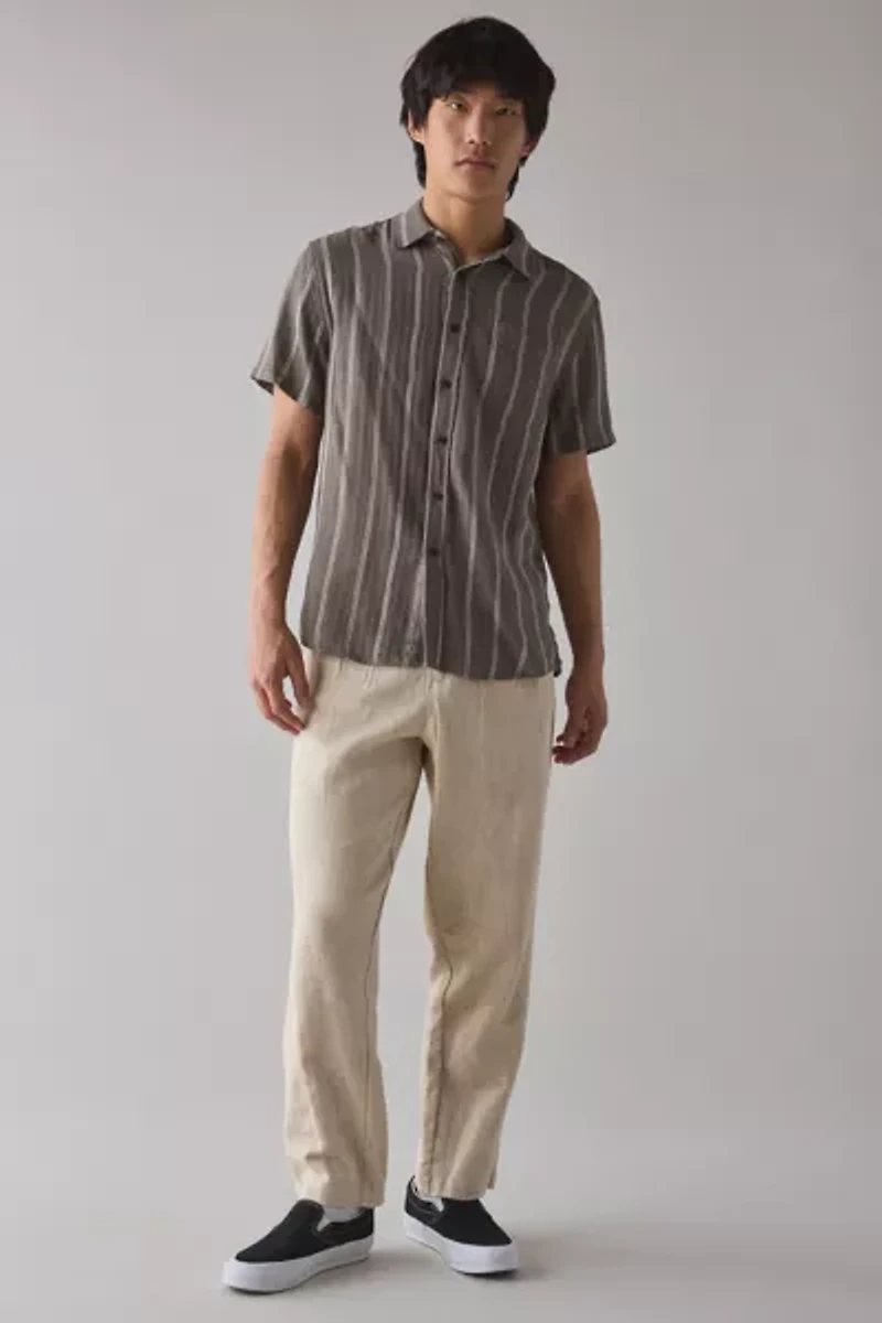 The Critical Slide Society Harrow Linen Pleated Trouser Pant