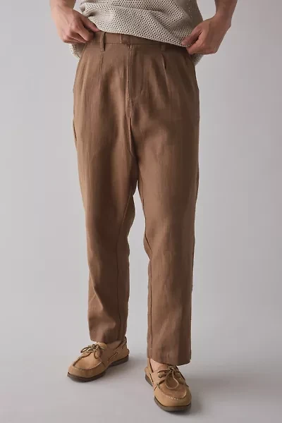The Critical Slide Society Harrow Linen Pleated Trouser Pant