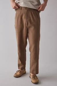 The Critical Slide Society Harrow Linen Pleated Trouser Pant