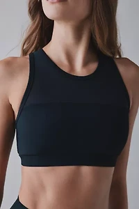 Strut This Chase Mesh Panel Scoop Neck Sports Bra