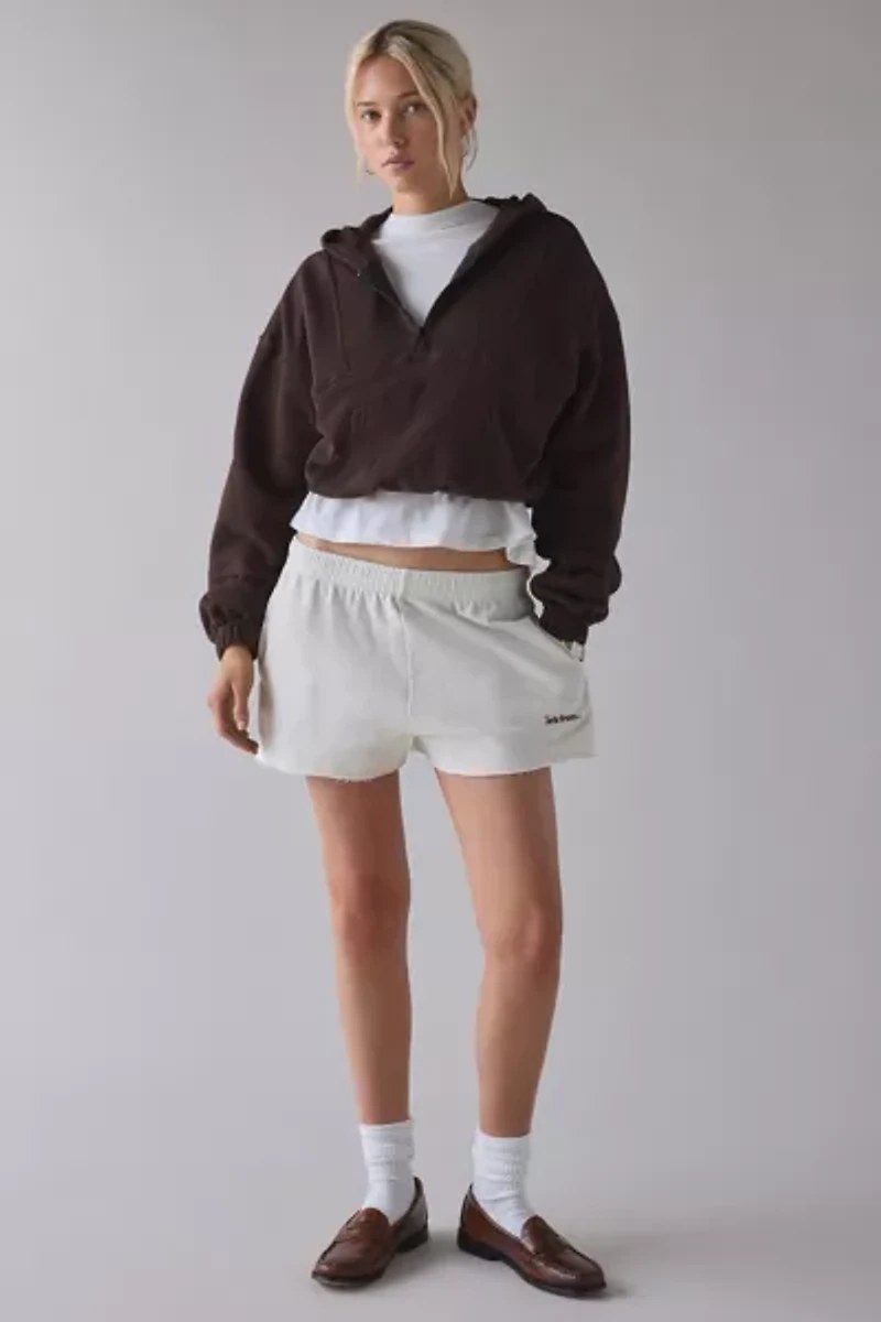 Strut This Reign Half-Zip Cropped Hoodie Sweatshirt