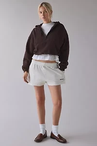 Strut This Reign Half-Zip Cropped Hoodie Sweatshirt