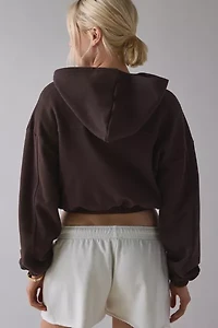 Strut This Reign Half-Zip Cropped Hoodie Sweatshirt