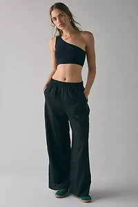 Strut This Ruby One-Shoulder Sports Bra