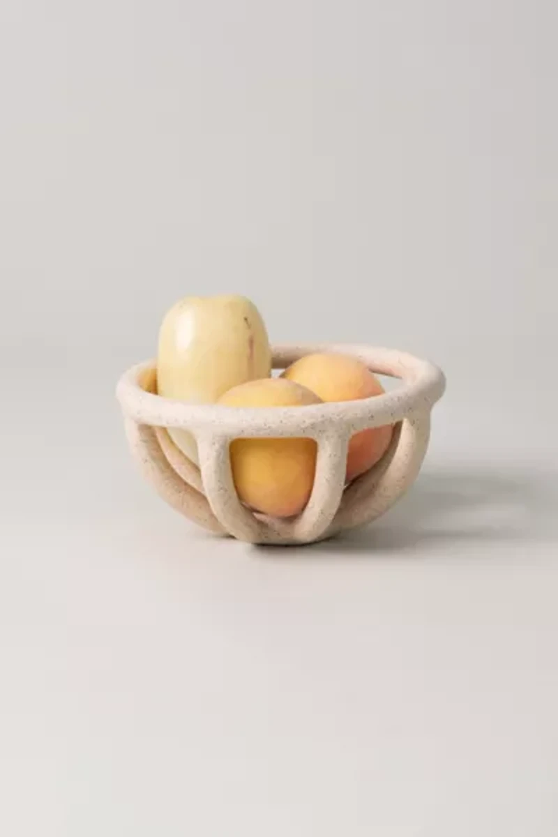 SIN Ceramic Prong Fruit Bowl