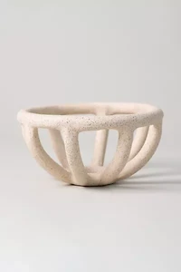 SIN Ceramic Prong Fruit Bowl
