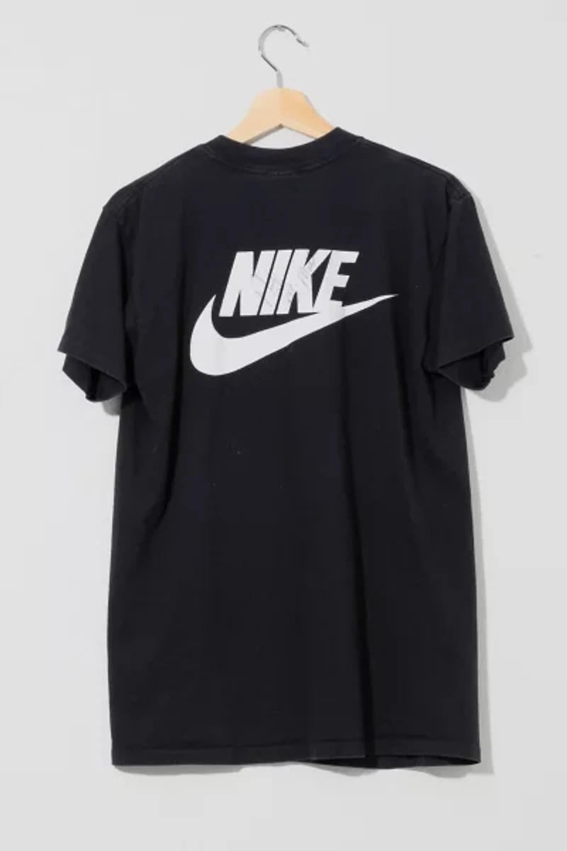 Vintage 1990s Nike Nate McMillan Signed Sonics Player Graphic T-Shirt