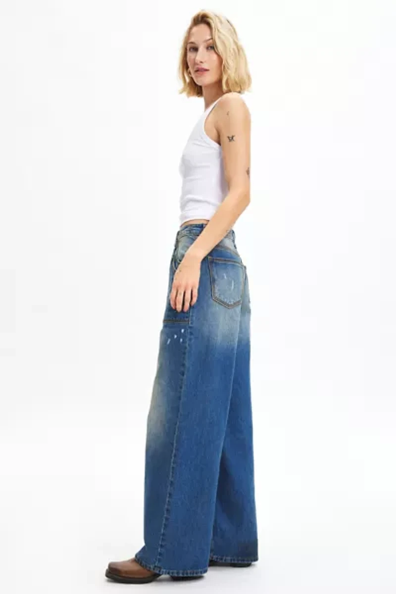 GUESS ORIGINALS Double Pocket Wide Leg Jean