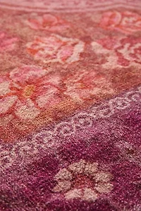 Minerva Floral Digital Printed Chenille Rug